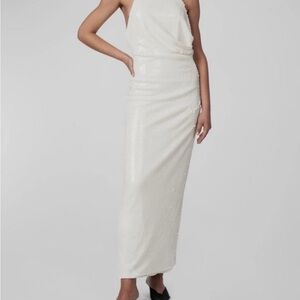 Ronny Kobo Open-Back Sequin Dress